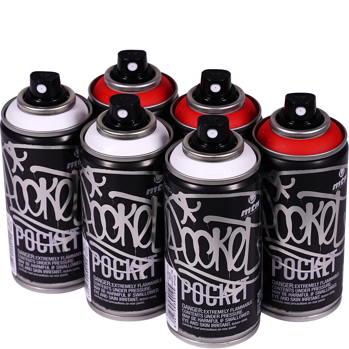 MTN "New Pocket Sixpack - White + Light Red" (6x150ml)