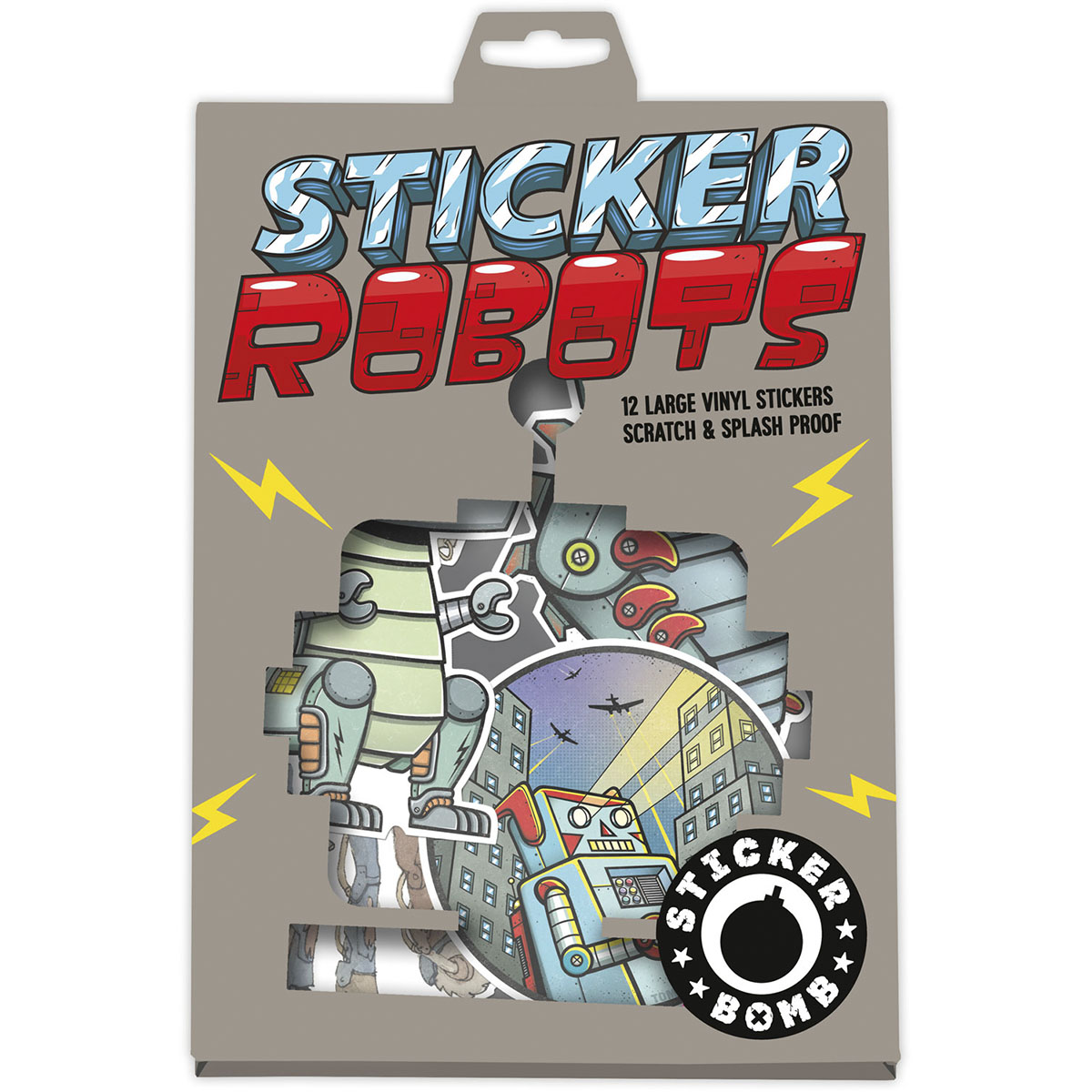 Sticker Bomb "Robots 12er Stickerpack"