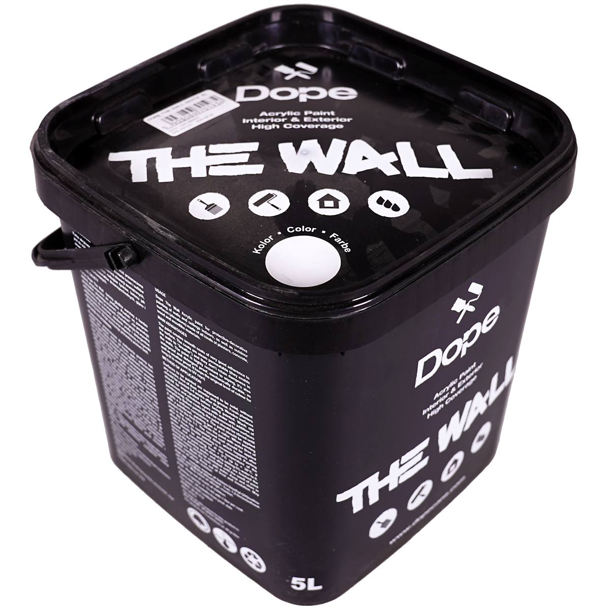 Dope Acryl Premium Wandfarbe "The Wall 5L" White
