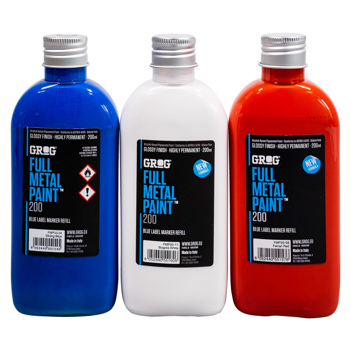 Grog "Full Metal Paint 3er Set - France" (3x200ml)