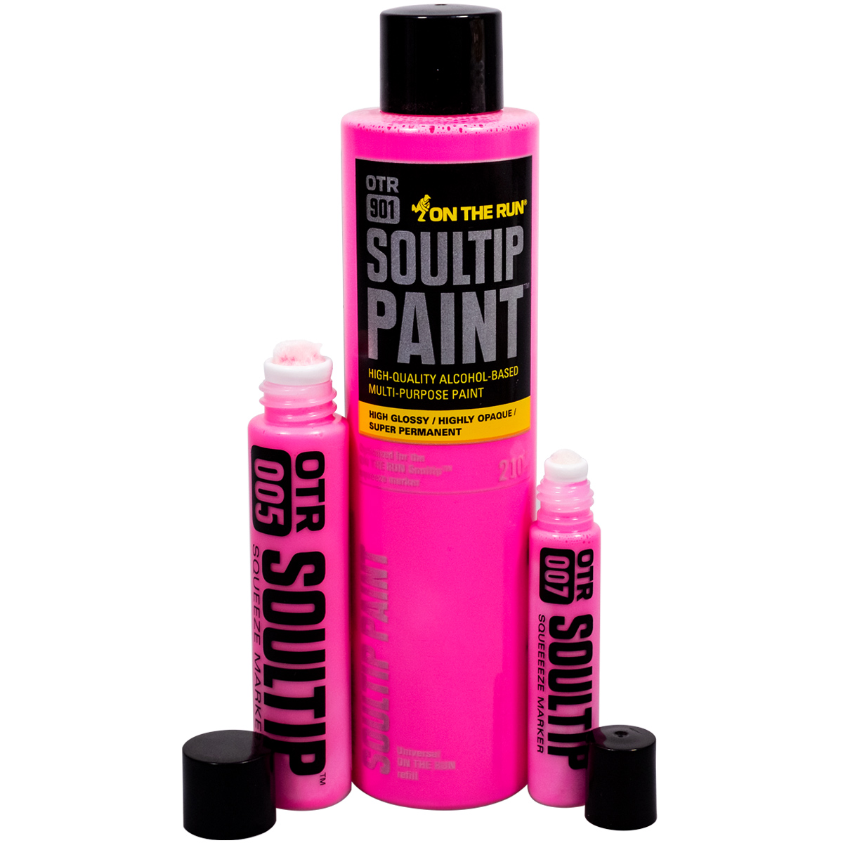 OTR "Filled Soultip Paint Squeezer Set - Neonpink"