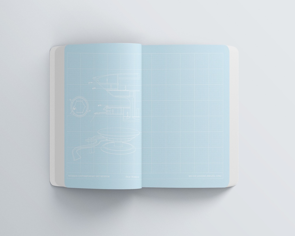 Blueprint "Notebook" Architectural Masterpieces
