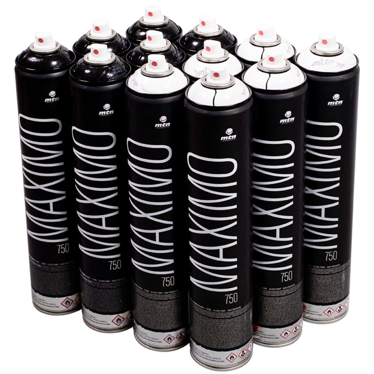 MTN "Maximo 12er Set - Black & White" (12x750ml)