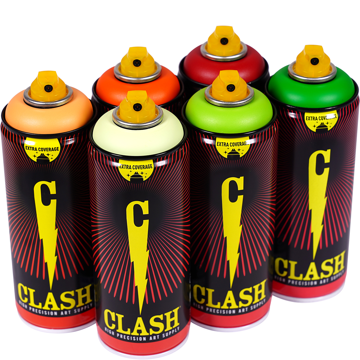 Clash "Paint Multi Color Sixpack Burnin´ Tree Tones" (6x400ml)
