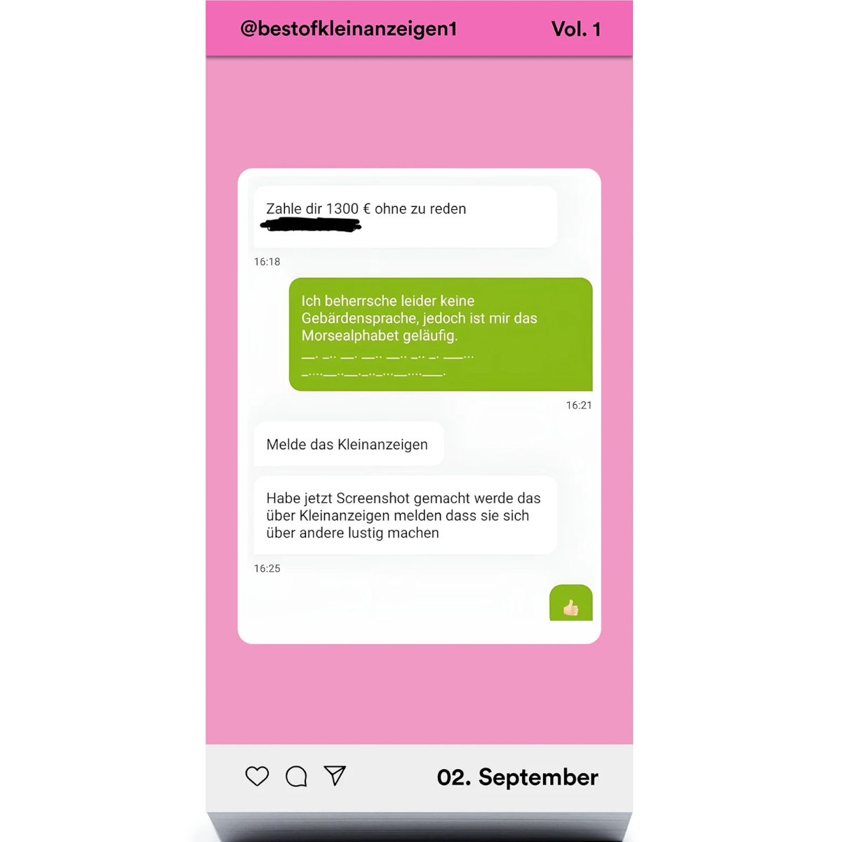 Kalender "Best of Kleinanzeigen Vol. 1"