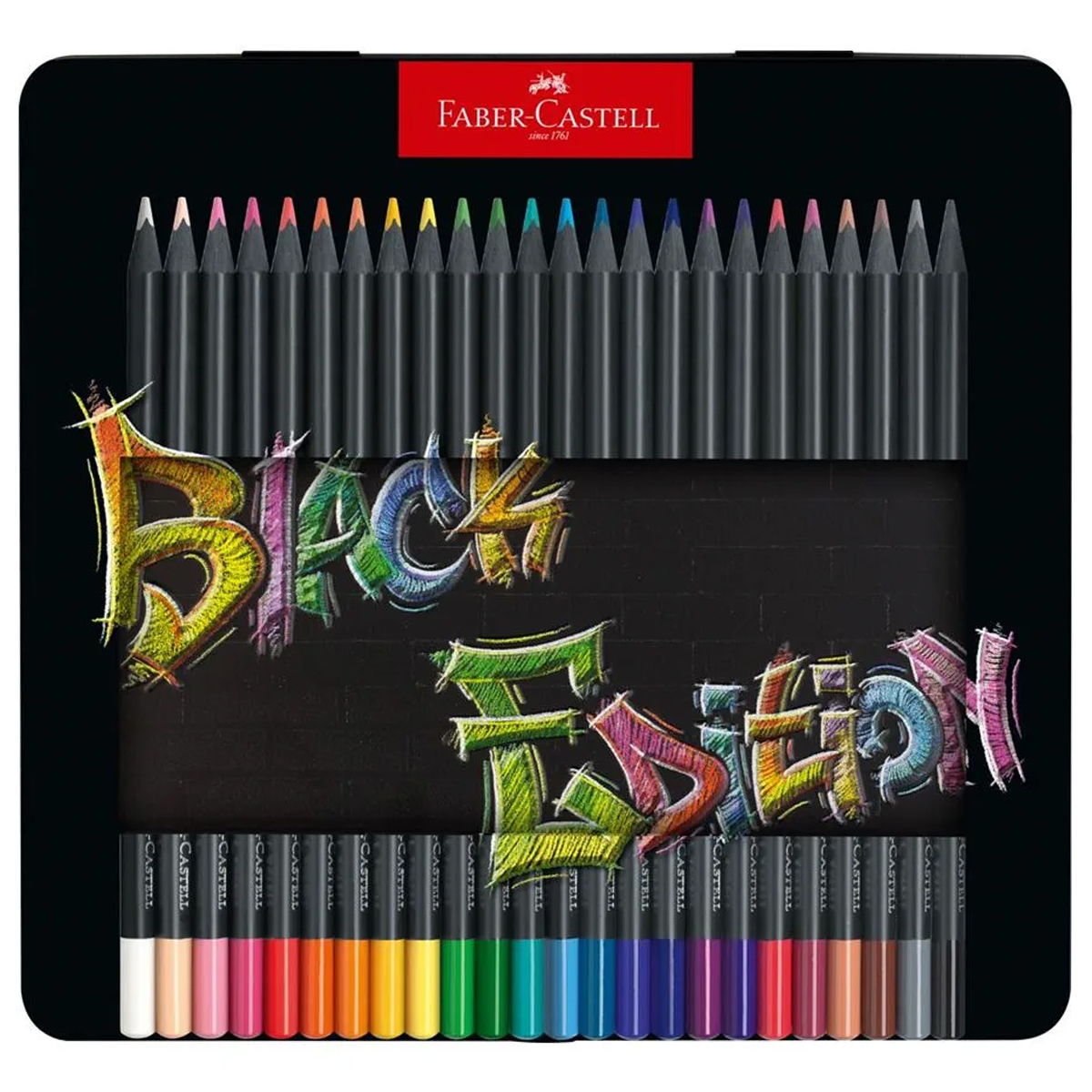 Faber-Castell "Black Edition" Buntstift 24er Metalletui