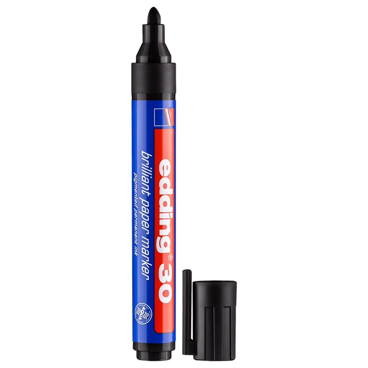 Edding "30" Brilliant Paper Marker - Black (1,5-3mm)