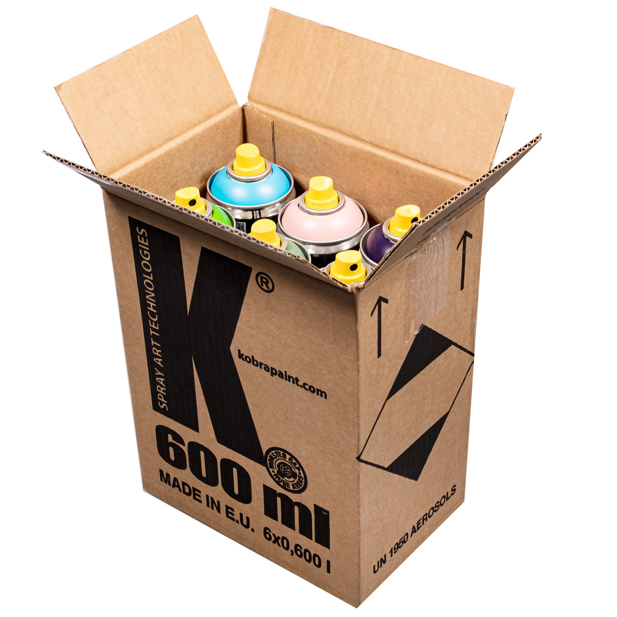 Kobra "Big Paint Random Tone Sixpack" (6x600ml)
