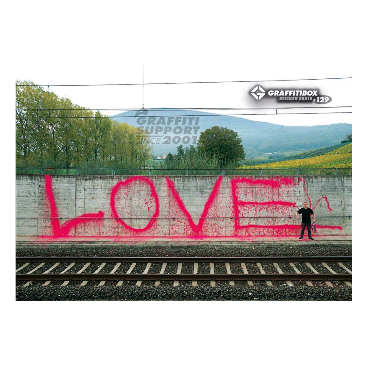 Super Deal "LOVE" Gbox Sticker Serie #129 (7x10cm)