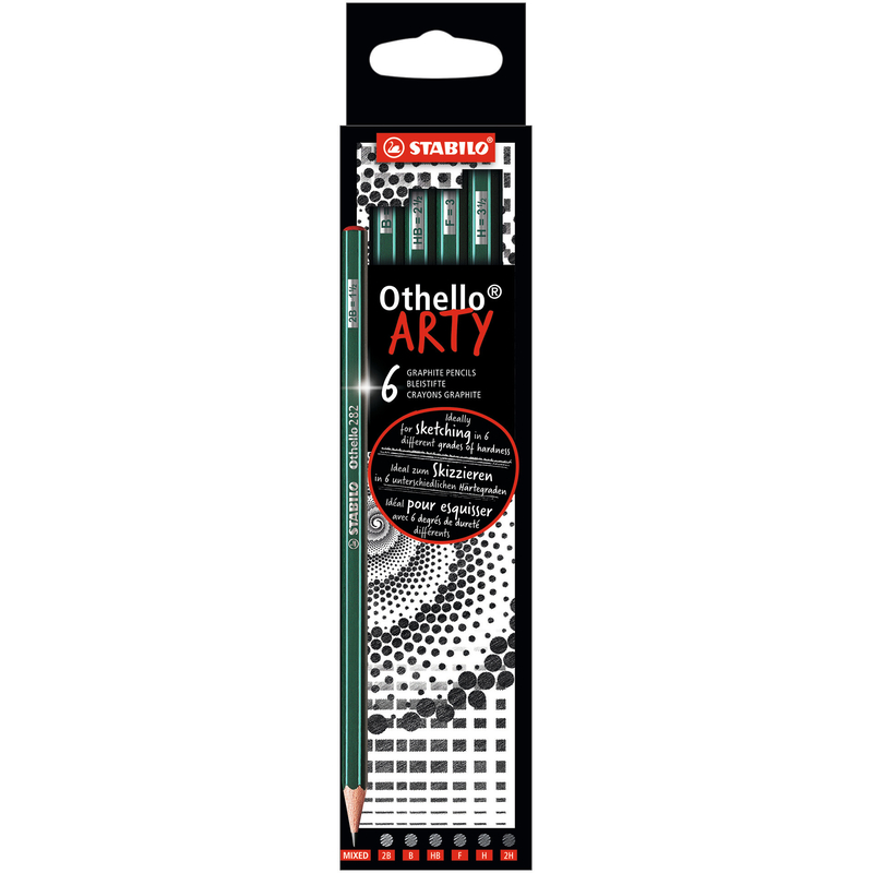 Stabilo "Othello Etui ARTY " Bleistift 6er Set (gemischt)