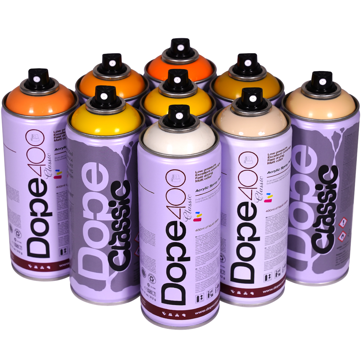 Dope "Classic Paint 9er Paint Box Pharao" (9x400ml)