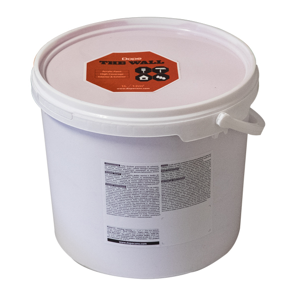 Dope Acryl Premium Wandfarbe "The Wall 10L" Red