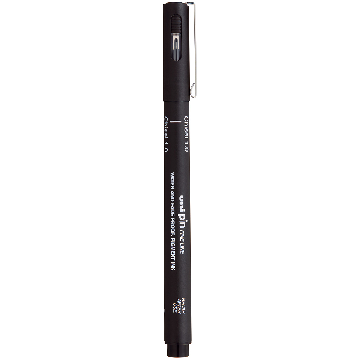 Uni-Ball "Fineliner" PIN Chisel (1mm) - Black