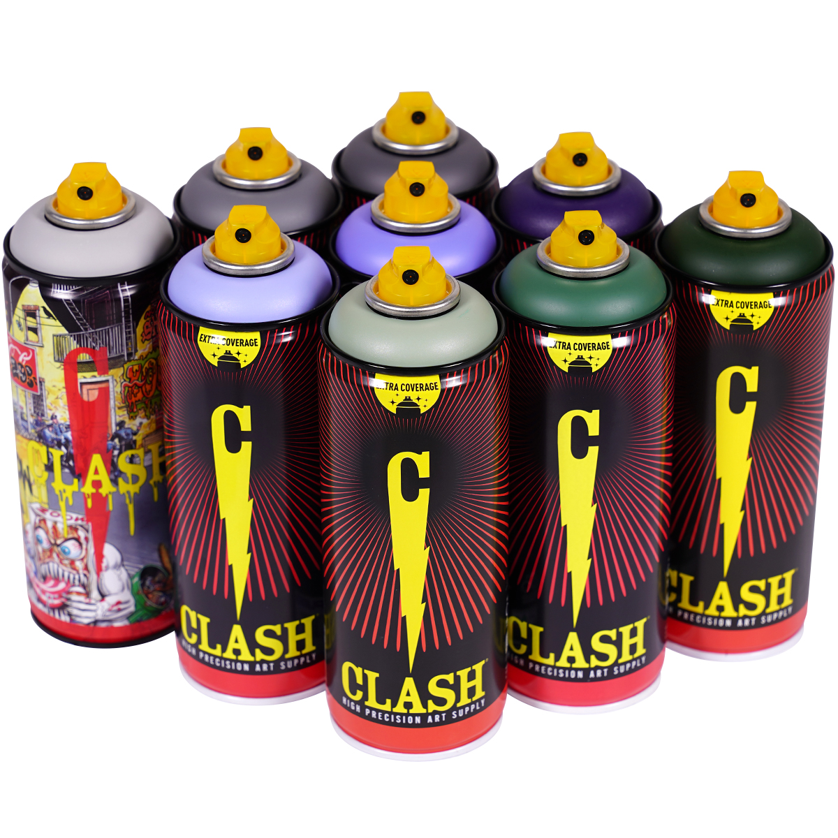 Clash "9er Paint Box Dirty Chemo Tones" (9x400ml)