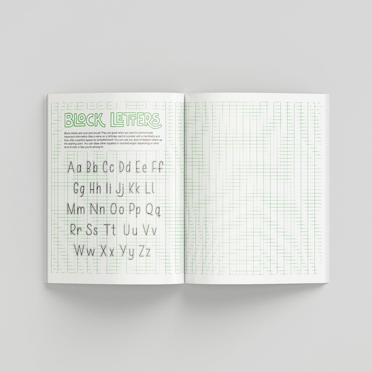 Buch "Hand Lettering and Beyond' - A Beginner Workbook