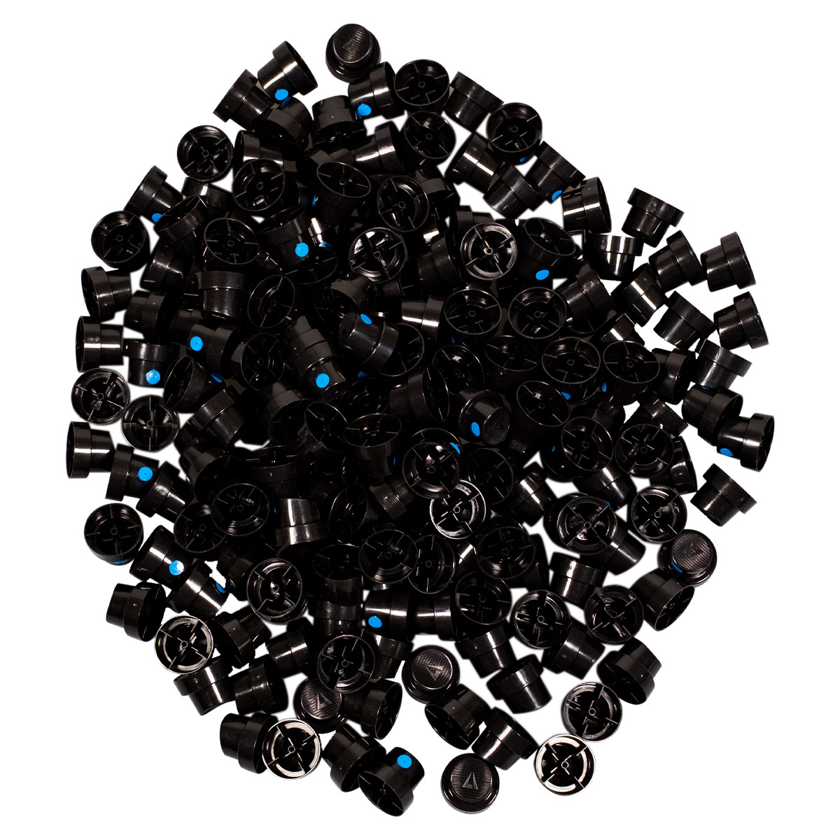 "Soft Cap" Black/Blue 200er Pack