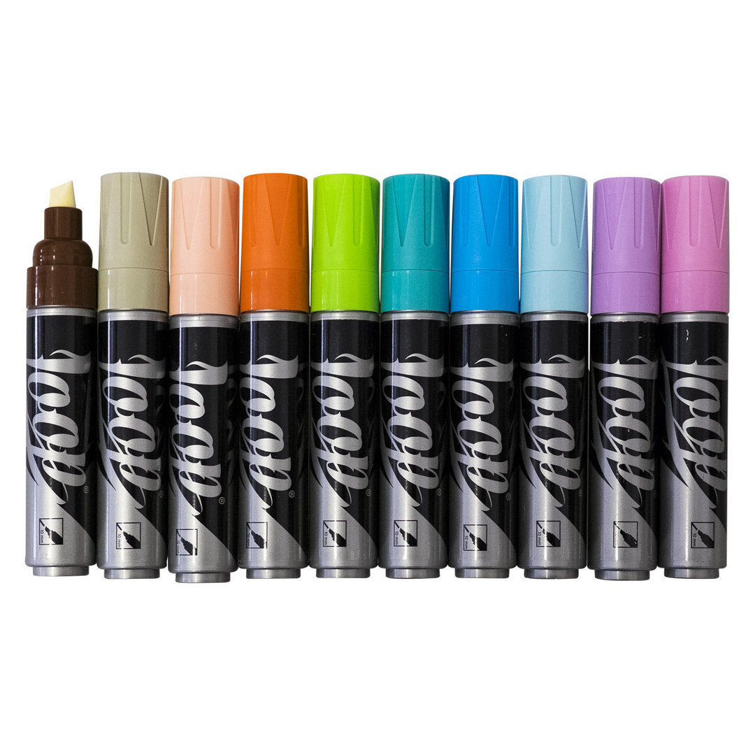 Loop "Water Based Marker 10er Set" (10mm) - Soft Colors