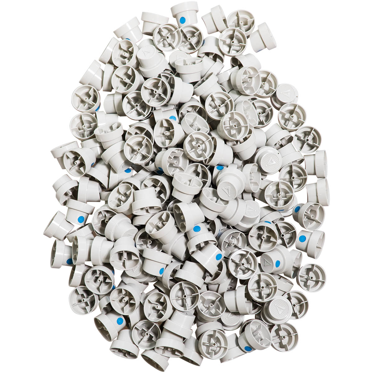 "Soft Cap" Grey/Blue 200er Pack