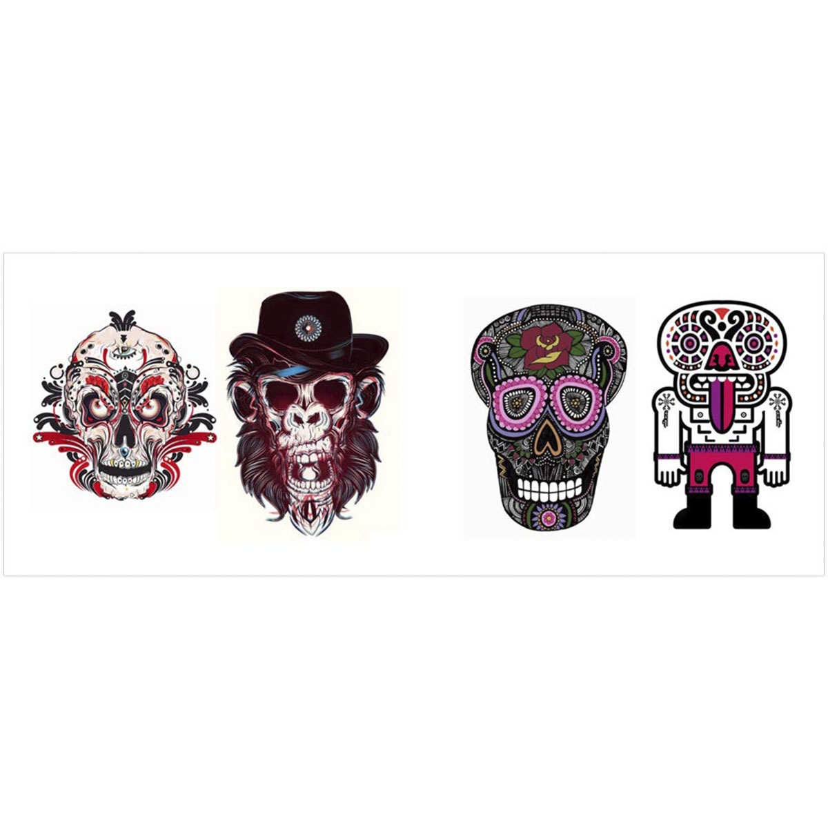 book_stickerbomb_skulls_2 Stickerbuch "Sticker Bomb - Skulls"