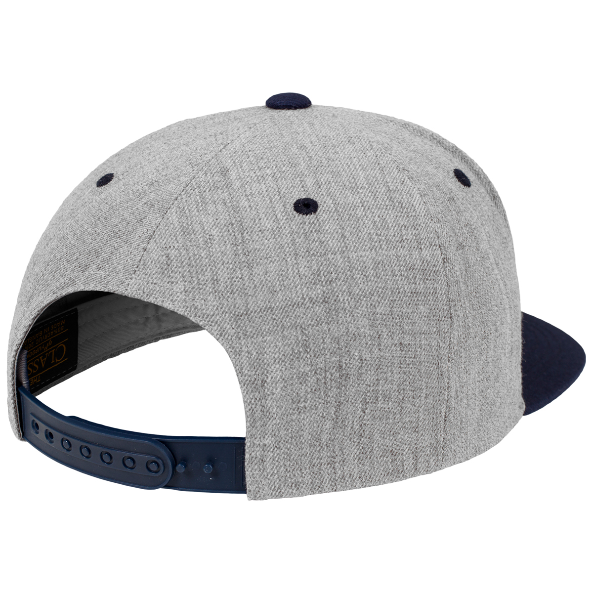Flexfit "Classic Snapback 2-Tone" - Heather/Navy