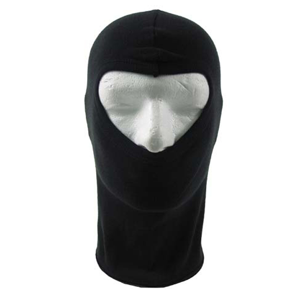 Maske "Balaclava - 1 Loch (dünn)" Elasthan - Black
