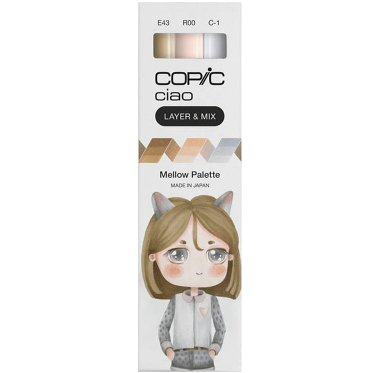 Copic "Ciao Mellow Palette 3er Set" (1,0mm + 6,0mm)