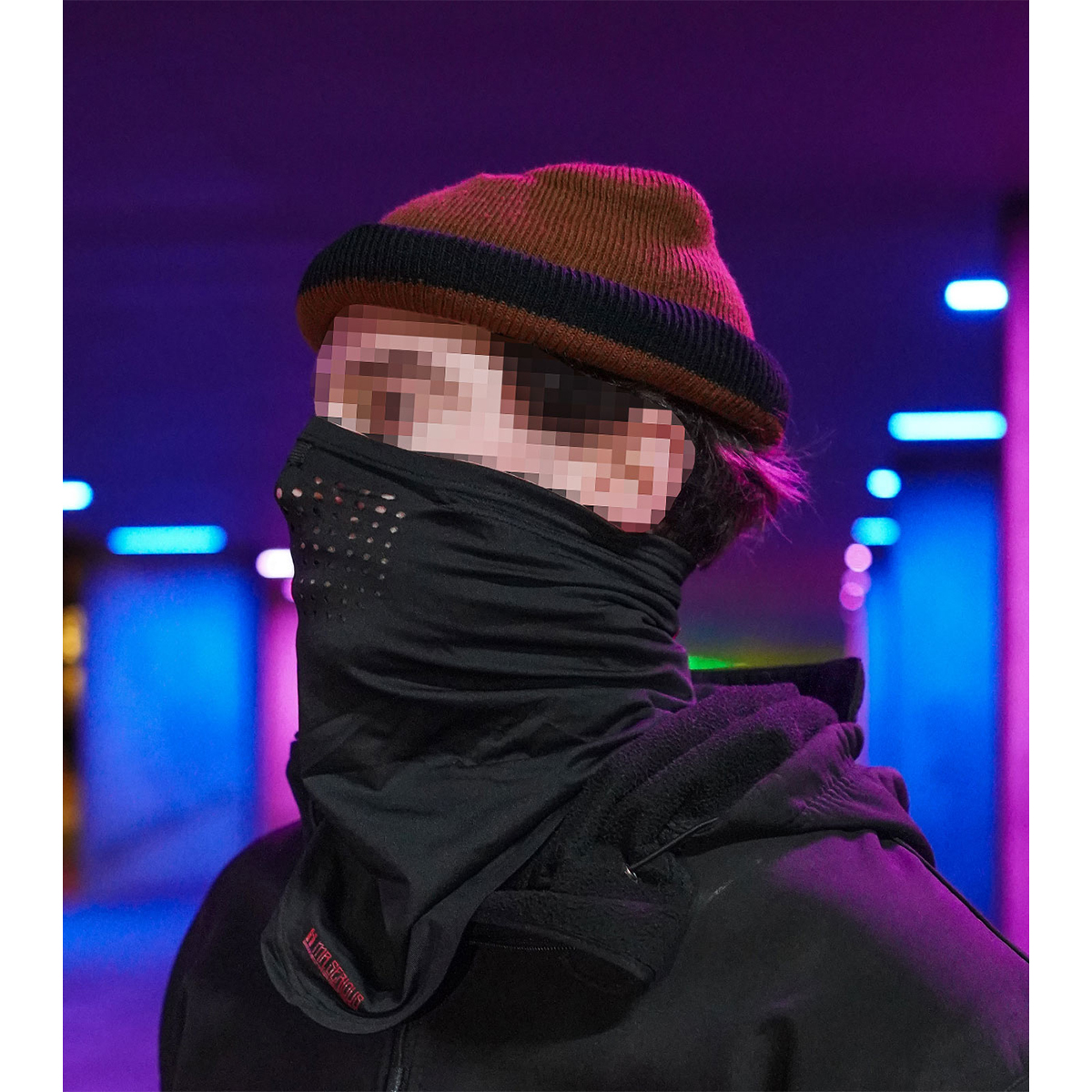 Mr. Serious "Balaclava Tunnel Scarf" - Black