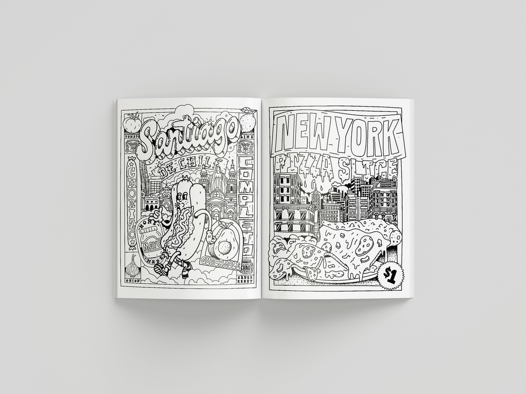 Street_Food_Coloring_Book_3 Ausmalbuch "Street Food" Coloring Book