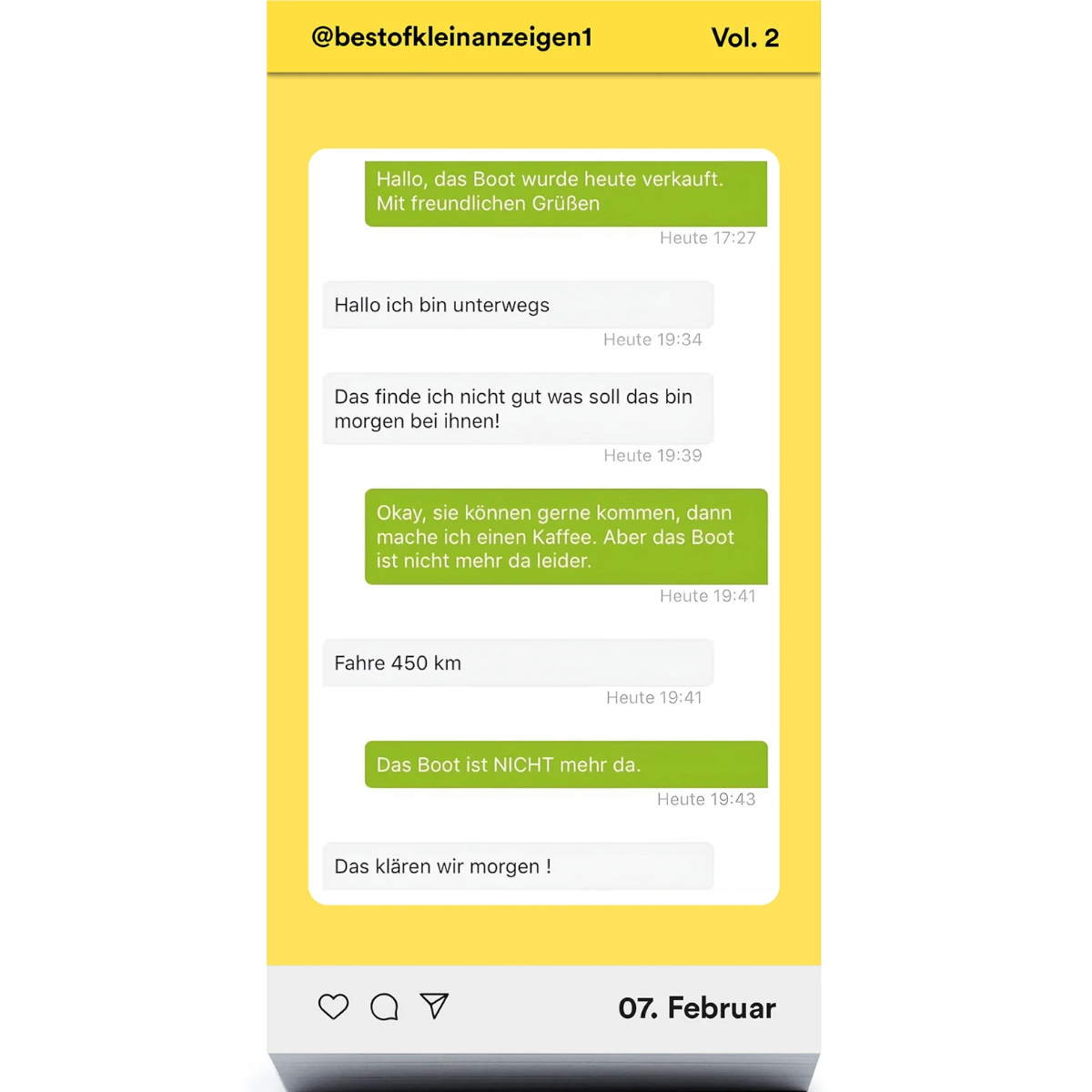 Kalender "Best of Kleinanzeigen Vol. 2"