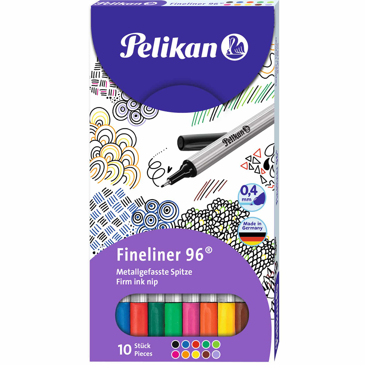 Pelikan "Fineliner 96" 10er Set (0,4mm)