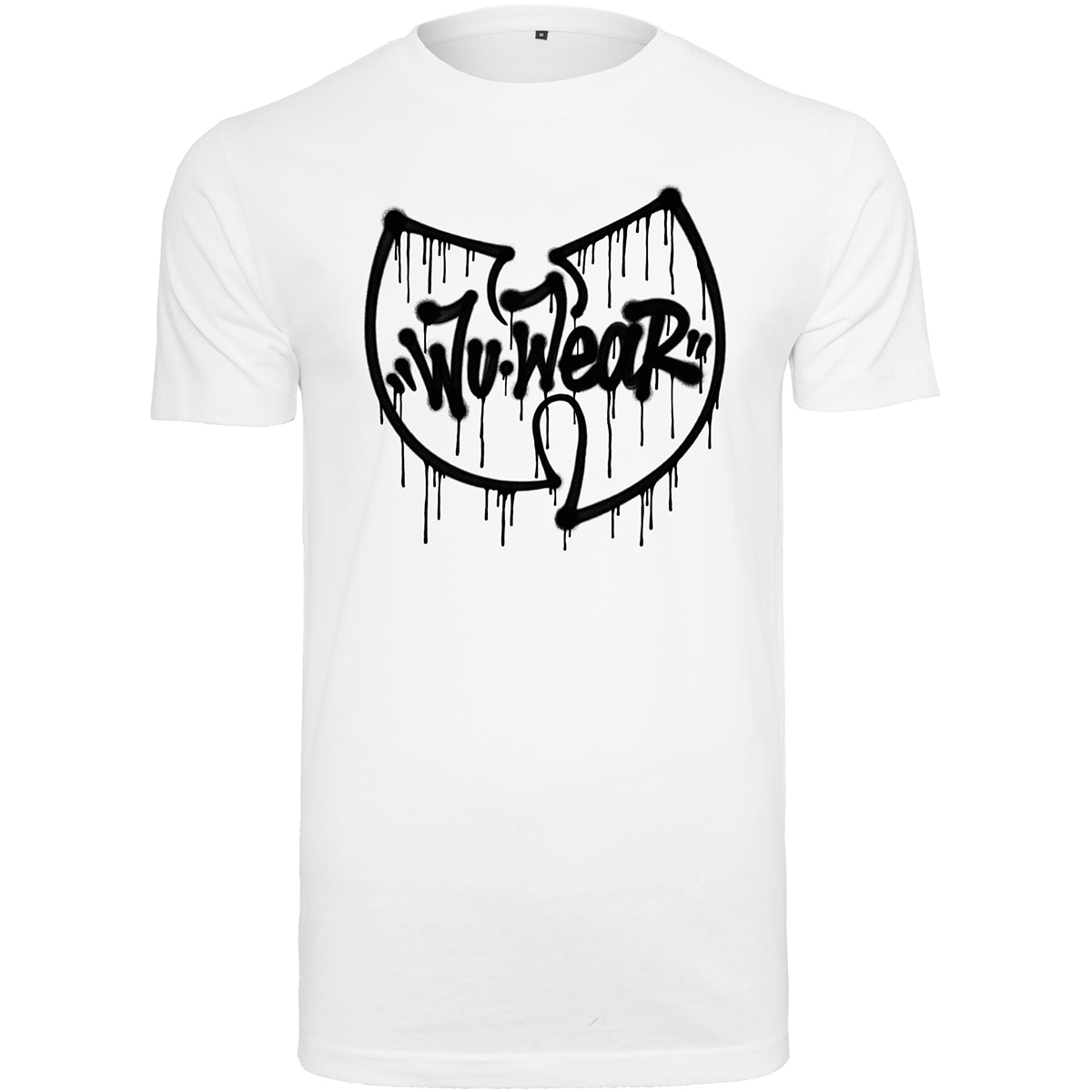 Wu-Wear T-Shirt "Dripping Logo" White/Black
