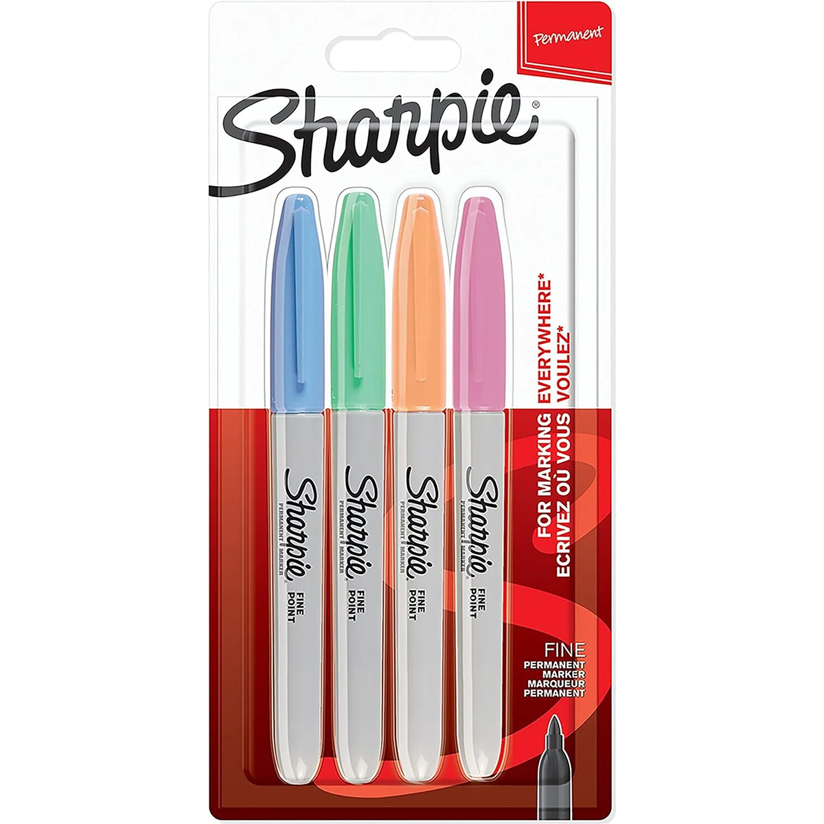 Sharpie "Fine Pastell" Marker 4er Set (0,9mm)