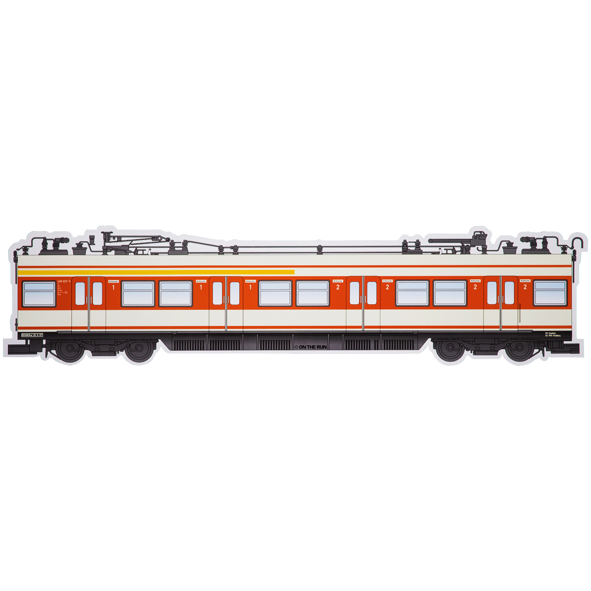 OTR Magnet "ET-420 Frankfurt - Middle Car" (10x50cm)