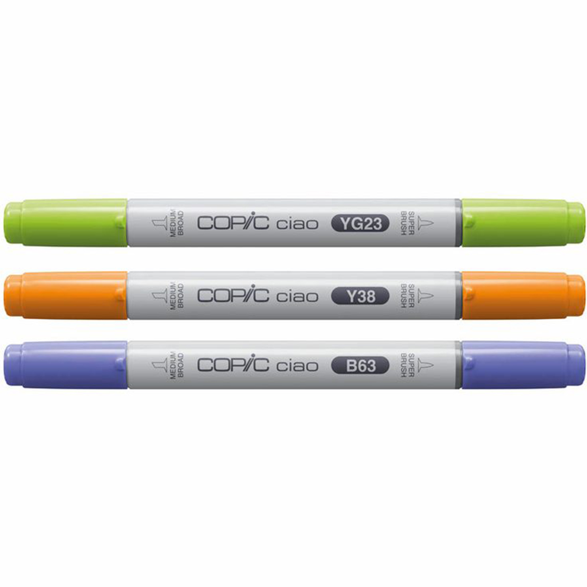 Copic "Ciao Botanic Palette 3er Set" (1,0mm + 6,0mm)