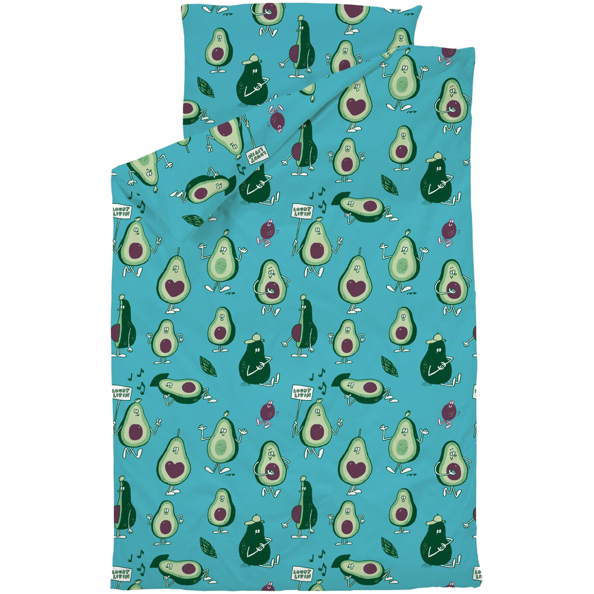 Lousy Livin Bettwäsche "Avocado" Bachelor