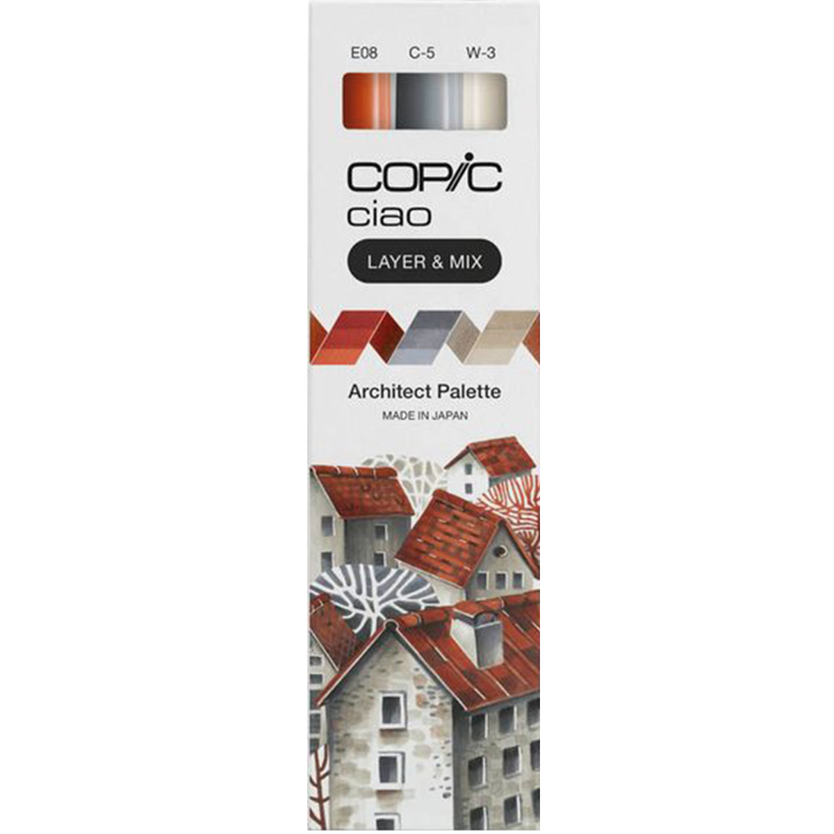 Copic "Ciao Architect Palette 3er Set" (1,0mm + 6,0mm)