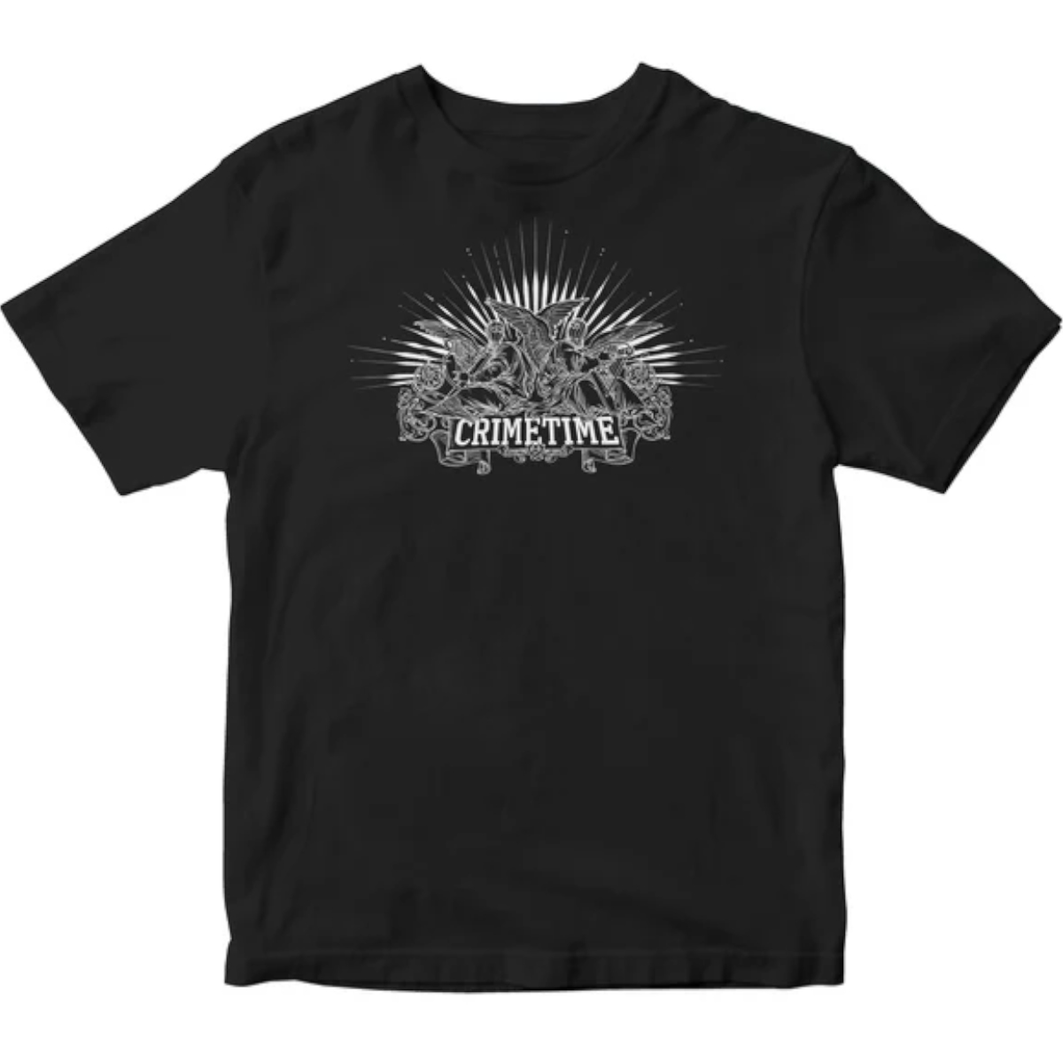 Sin And Repeat T-Shirt "Crime Time" Black
