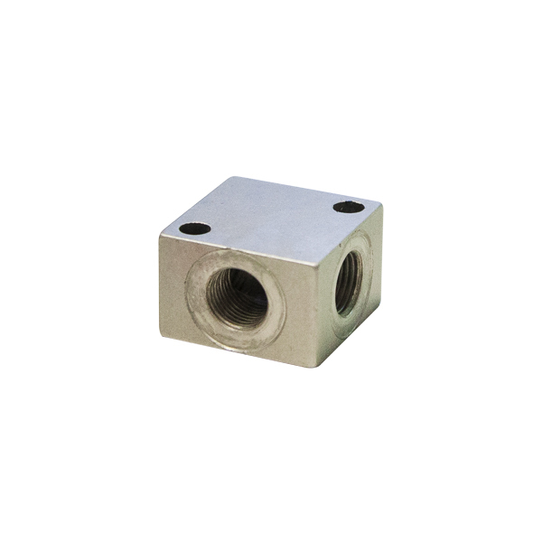 Createx "3-Fach Verteilerblock" 4x 1/4 Innengewinde Aluminium