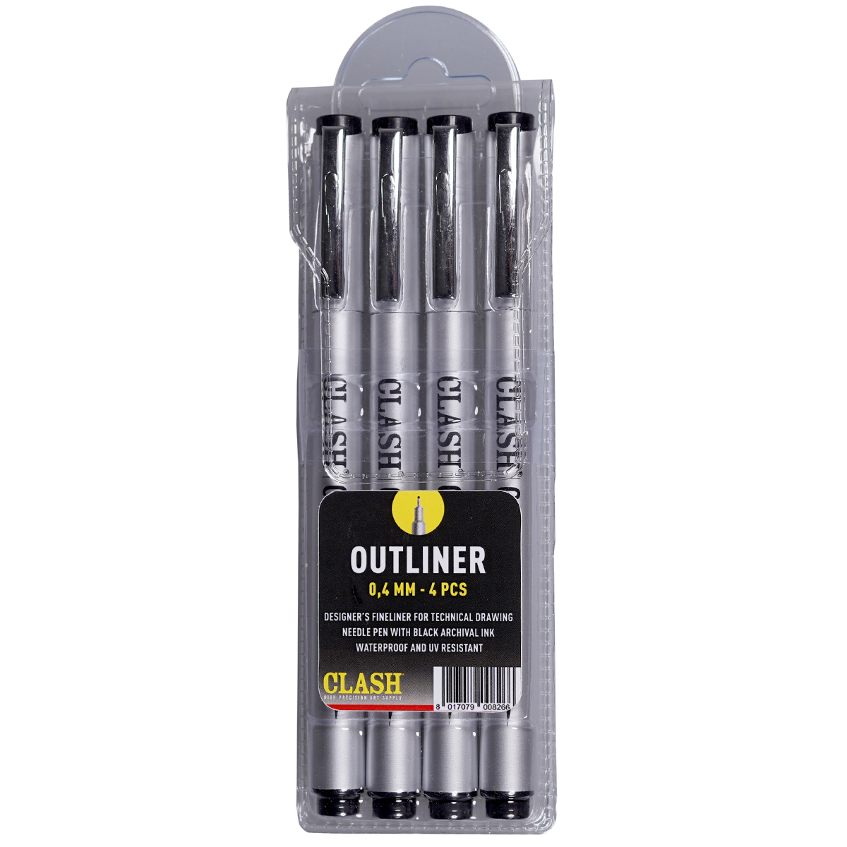 Clash "Outliner" (0,4mm) - 4er Etui