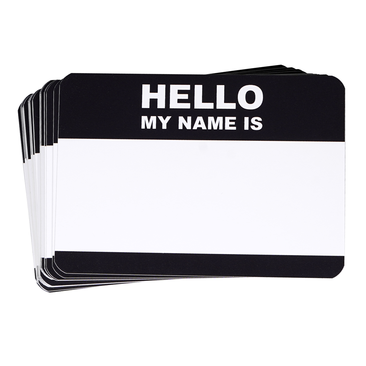 Stickerpack "Hello my Name is.." Wetterfest (7x10cm) - 50 Stk.