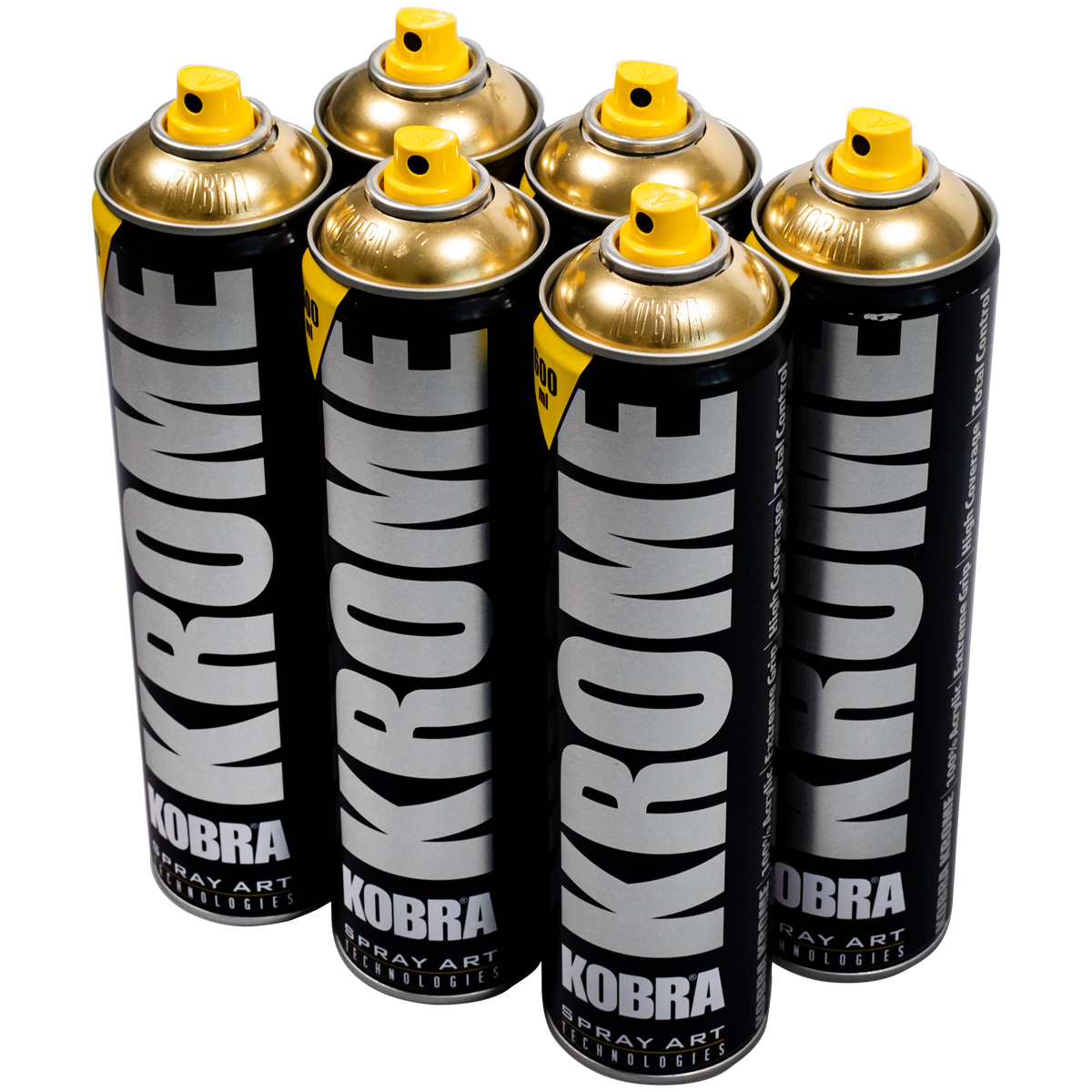 Kobra "Krome One Color Sixpack - Gold" (6x600ml)