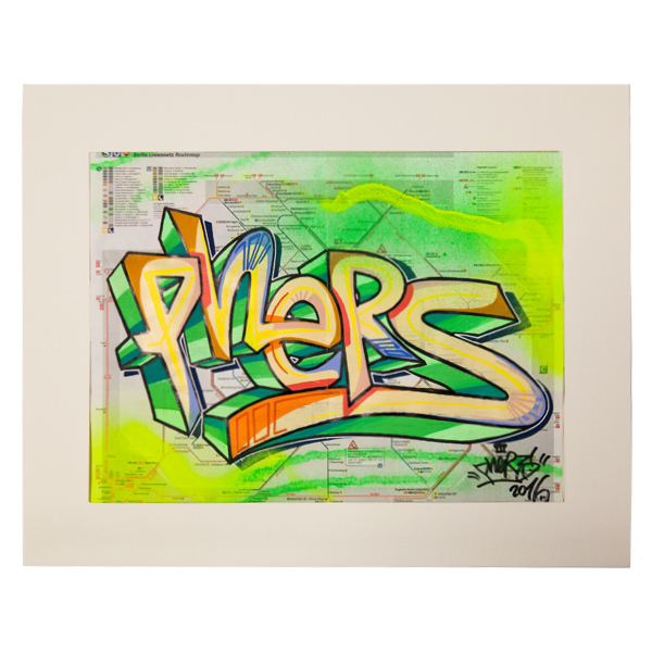 "Phers - Skizze XIX (Original & in Passepartout)" 40x50cm