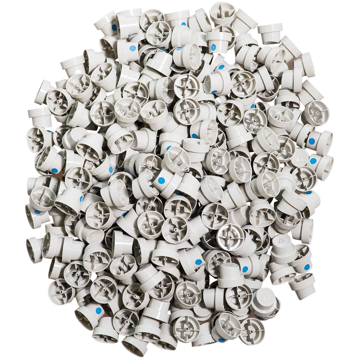 "Soft Cap" Grey/Blue 300er Pack