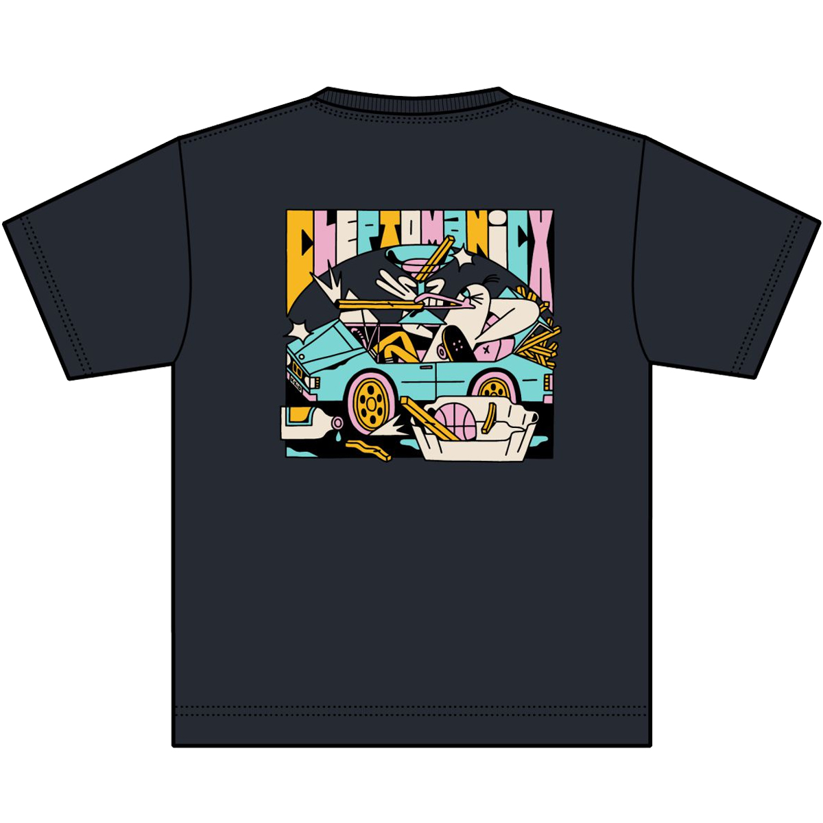 Cleptomanicx_T_Shirt_Boss_Gull Cleptomanicx Boxy T-Shirt "Boss Gull" Sky Captain