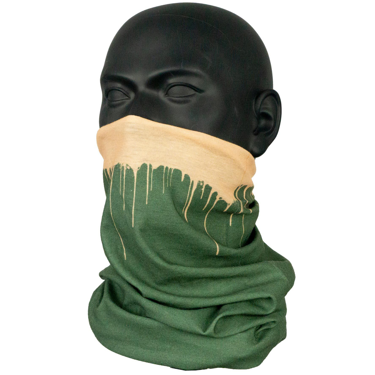 Bandana_Drips_Green2 Inflava Bandana "Drips" (Multifunktionstuch) Green