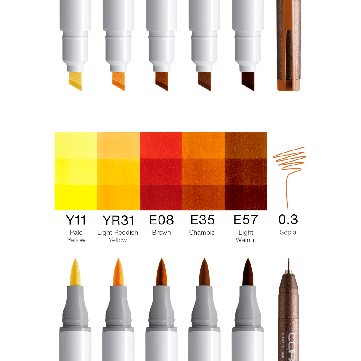 Copic "Ciao PORTRAIT 6er Set" Golden Grace