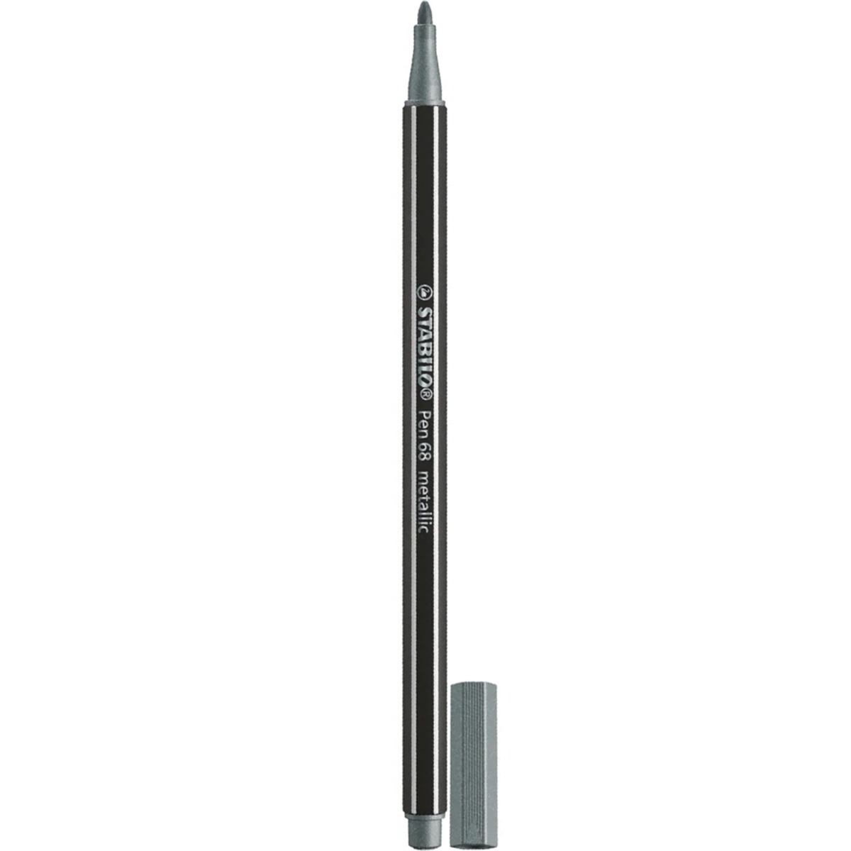 Stabilo "Filzstift Pen 68 Metallic" (1,4mm) Silber
