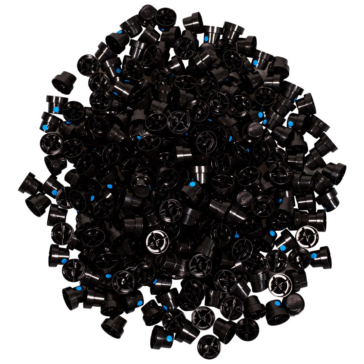 "Soft Cap" Black/Blue 400er Pack