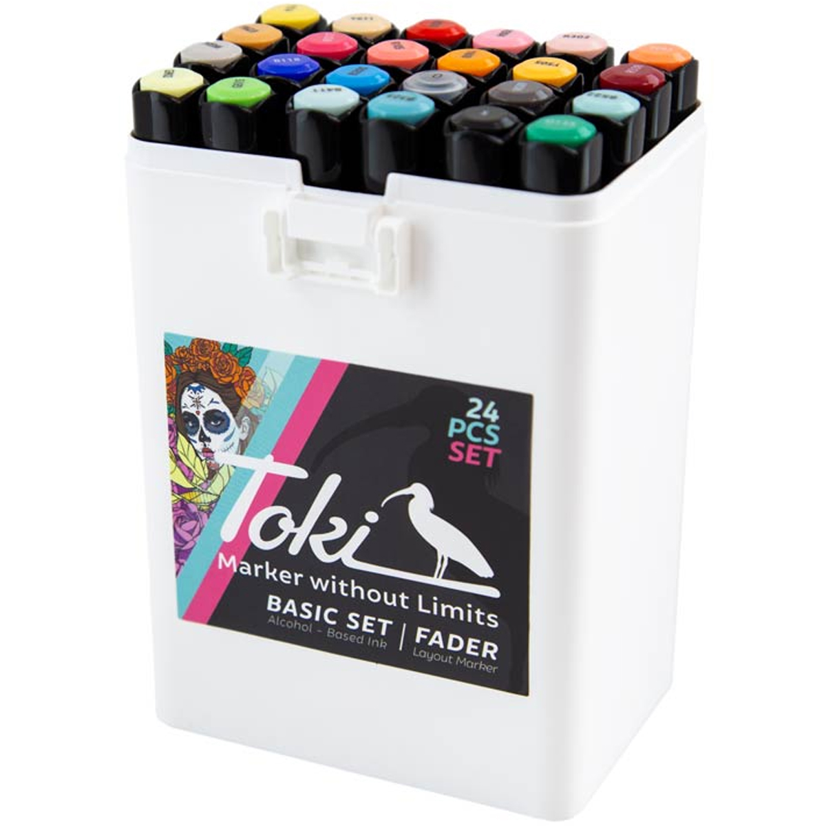 Toki "Fader" Layout Marker 24er Set Basic