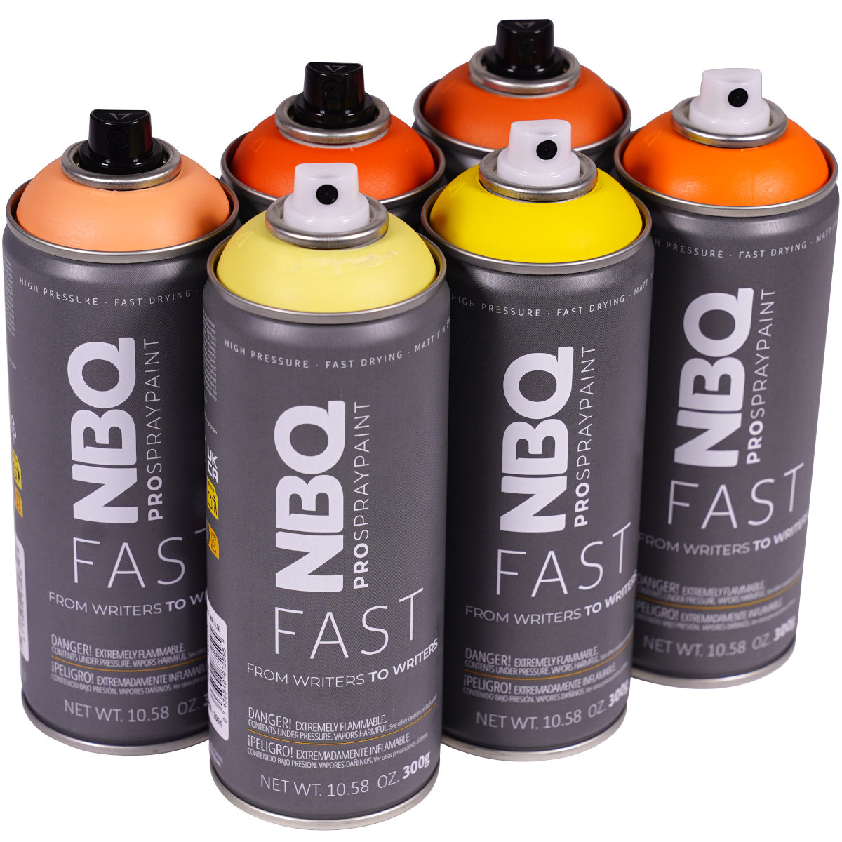 NBQ "New Fast" Sixpack Friendly Fire Tones (6x400ml)